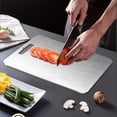 thumbnail image 6 of Horivan Titanium Cutting Board Double Sided Kitchen Chopping Board with Dishwasher Safe Durable Non Slip Surface for Fruits Vegetables Meat Prep Home Cooking Essentials, 6 of 7