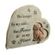 thumbnail image 3 of Estatua de piedra conmemorativa para gato, con ángel, pérdida de mascota, regalo, huella de pata, marcador de tumba de gato, lápida sepulcral para, 3 of 9