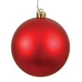 thumbnail image 1 of Ornement de Boule Foré UV Mat Rouge&44; 3 Po - 12 par Sac, 1 of 1