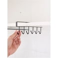 thumbnail image 4 of Sylvamorning 6 Hook Kitchen Coffee Cup Holder Adhesive Storage Rack for Shelf, 4 of 6