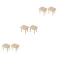 thumbnail image 1 of Toystoory Taburete de bar rectangular elástico, elegante y versátil, de 2 piezas, cubre el espacio con facilidad y fácil de limpiar, color Type1 NO1, 1 of 6