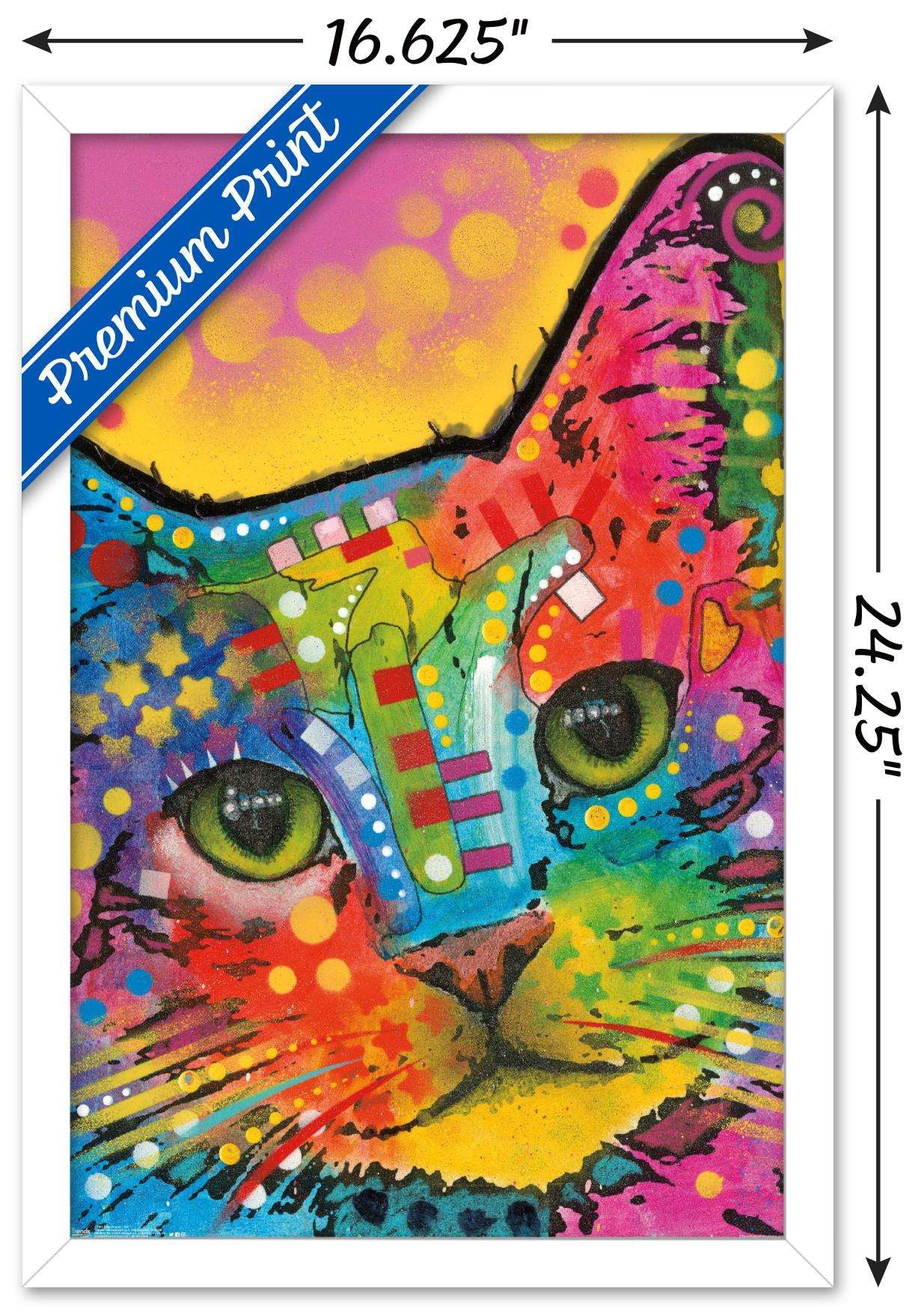Dean Russo - Cat Wall Poster, 14.725" x 22.375", Framed