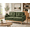 Green, variant on MOONMISS 67" Velvet Loveseat Couch, Modern Small Sofa With Walnut Wood Legs 2-seater Fabric Upholstered Mini Sofa Couches For Small Space,living Room Bedroom Office Dorm Apartment,Dark Gray