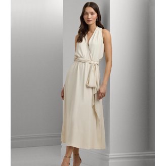 Lauren Ralph Lauren Womens Maxi Adjustable Halter Dress - Walmart.com