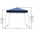 thumbnail image 4 of Hassch Canopy Tent, 10x10ft Portable Shelter with Carry Bag for Outdoor, Party, BBQ, Picnic, Camping, Blue, 4 of 10