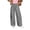 Black, variant on Women's Plaid Checkered Elastic Waist Wide Leg Pants, Soft Stretchy Casual Loose Long Trousers for Daily Commute Wear S-2XL