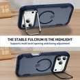 thumbnail image 5 of Phone Case Compatible with iPhone 17 Pro, [Compatible with MagSafe] Stable Camera Stand Magnetic Kickstand Anti-fall Multi-layer Protection for iPhone 17 Pro, D, 5 of 10