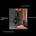 thumbnail image 2 of Soporte de tobillo 3D Tobillera trenzada para yoga Correr Baloncesto (M Verde), 2 of 8