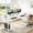 White, variant on Fnova 78.74" Long Computer Desk with Monitor Stand and Storage Shelves, Industrial Home Office Writing Desk for 2, Brown