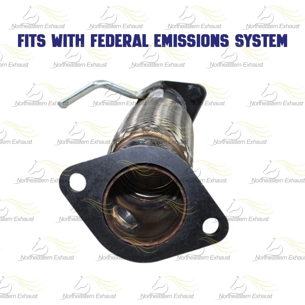 Stainless Steel Exhaust Front Flex Pipe Fits for 2010-2013 Kia Forte Koup 2.0L & 2.4L - Direct Fit