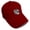 Burgundy, variant on Custom Baseball Cap Bridge Hand Embroidery Card Games Acrylic Dad Hats for Men & Women White Design Only