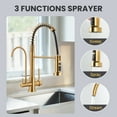 thumbnail image 3 of WOWOW Pull Down Sprayer Kitchen Faucet with Drinking Water Filter, 3 of 7