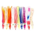thumbnail image 2 of 10pcs Colorful Silicone Squid Skirts s Soft Worm Fishing s, 2 of 8