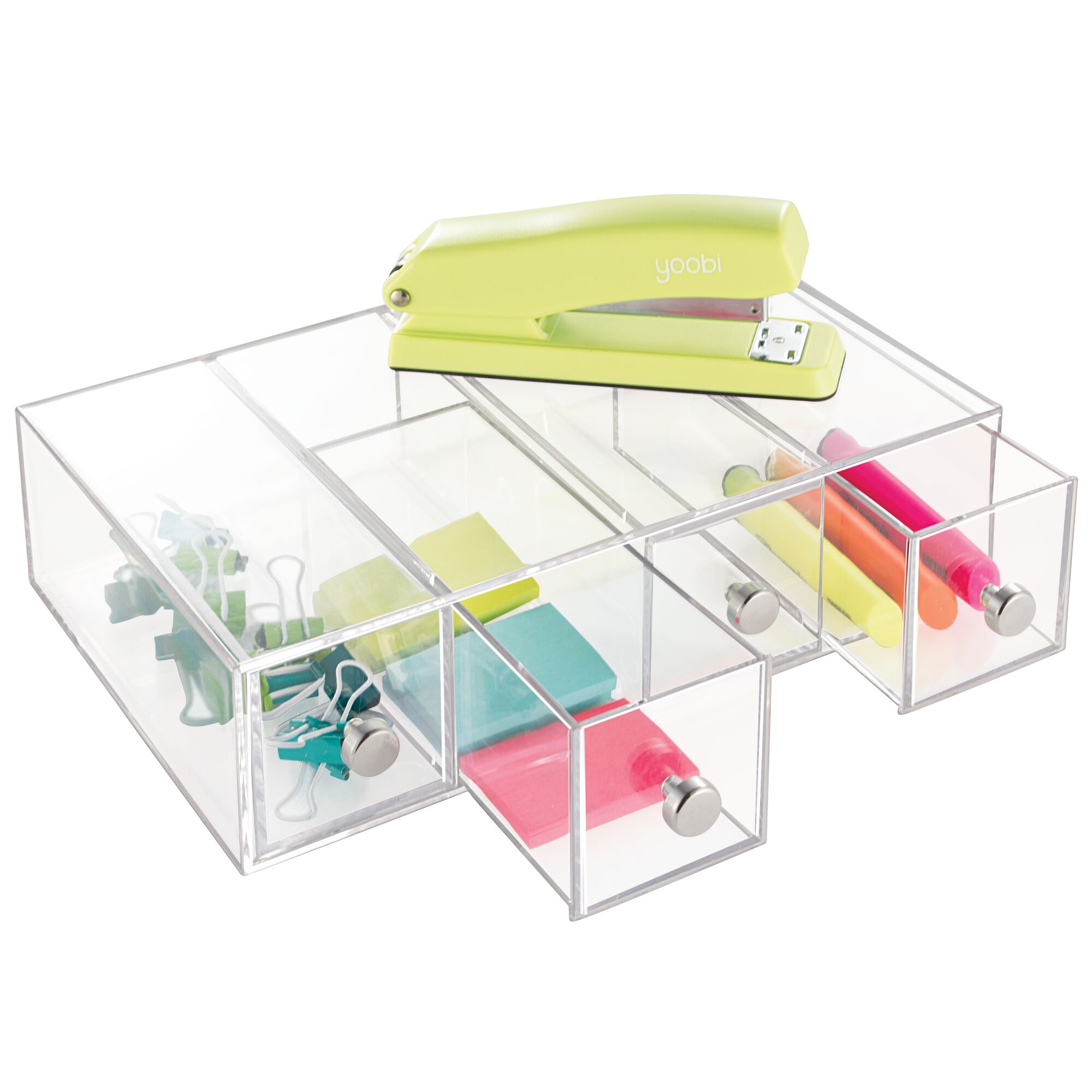 iDesign Clear Storage and Organization 4-Drawer Towers - image 3 of 8