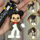 thumbnail image 1 of Llavero colgante de silicona con dibujos animados para hombre y mujer, accesorios de Disney, Mickey Mouse, pato Donald Fivean unisex, 1 of 2