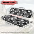 thumbnail image 7 of Uorisanigo Mule Seat Cover Anti-Slip Bat Camouflage UTV Front Bench Seat Cover Fit for Kawasaki Mule 3010 Diesel 4x4 2003-2008 UTV Pioneer Seats Accessories for All Seasons Windproof, 7 of 7