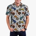 thumbnail image 1 of Fotbe Color Tractor Camiseta Polo de Golf para Hombre con Estampado – Camisa Deportiva Transpirable con Cuello Abotonado-XX-Large, 1 of 6
