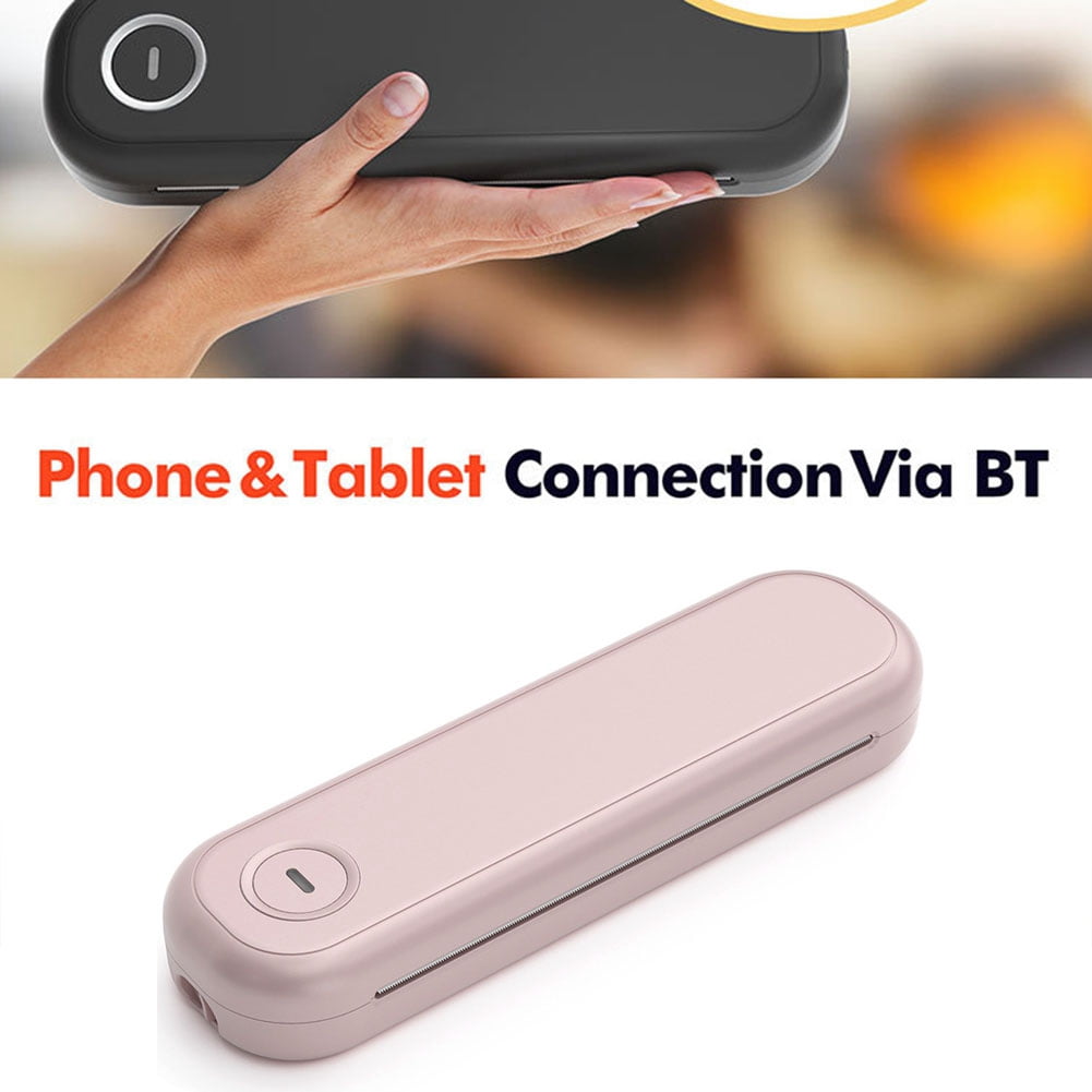 Portable A4 Thermal Printer Tattoo Inkless Printer Bluetooth for Learning Assistance Scrapbook White