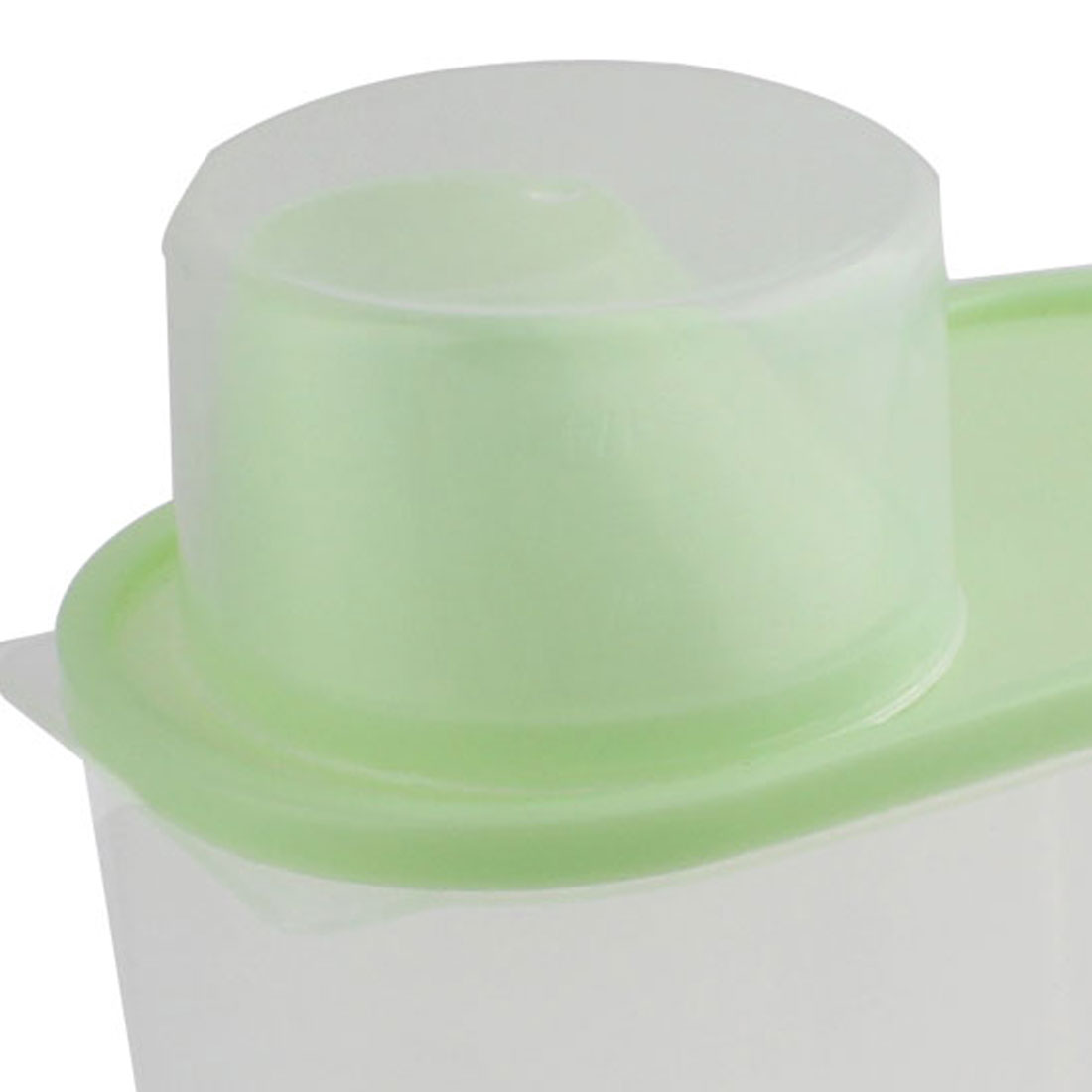 Unique Bargains Family Kitchen Plastic Sugar Rice Food Fresh Storage Box Container Green