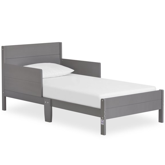 Dream On Me Holland Toddler Bed made with Sustainable New Zealand Pinewood, Steel Grey