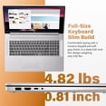 thumbnail image 5 of HP 17 Touchscreen Laptop Computer, AMD Ryzen 5 7430U, 17.3" HD+ Anti-Glare Display, 12GB RAM, 512GB SSD, Backlit Keyboard, for Business & Student, Fast Charge, Copilot, HD Camera, Win11 Pro, 5 of 8