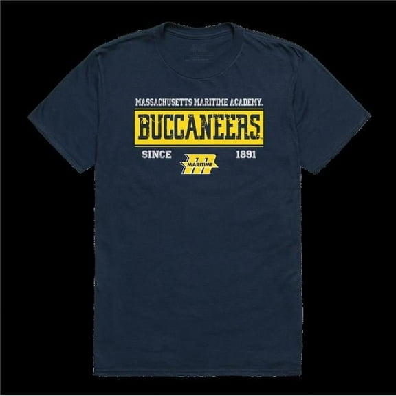 Massachusetts Maritime Academy Buccaneers College Established T-Shirt, Navy - Medium