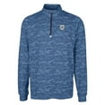 thumbnail image 2 of Men's Cutter & Buck Navy Butler Bulldogs Big & Tall Traverse Camo Print Stretch Quarter-Zip Pullover Top, 2 of 3