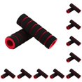 thumbnail image 1 of Sonducket 1 par de empuñaduras de manillar de bicicleta absorción de impacto antideslizante cubiertas de bicicleta al aire libre extraíble ciclismo Rojo 10piezas Sonducket CBP006982, 1 of 4