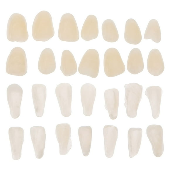 150 piezas de dientes orales carillas dentales temporales dientes de porcelana carillas temporales