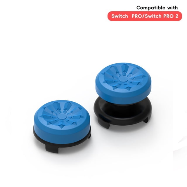 Universal Controller Thumb Grips for NS2/Xbox/PS4/PS5/Switch Pro - Silicone Heightened Anti-Slip Thumbstick Caps, Enhanced Precision for FPS/Racing Games, 8-Pack Protective Gaming Accessories
