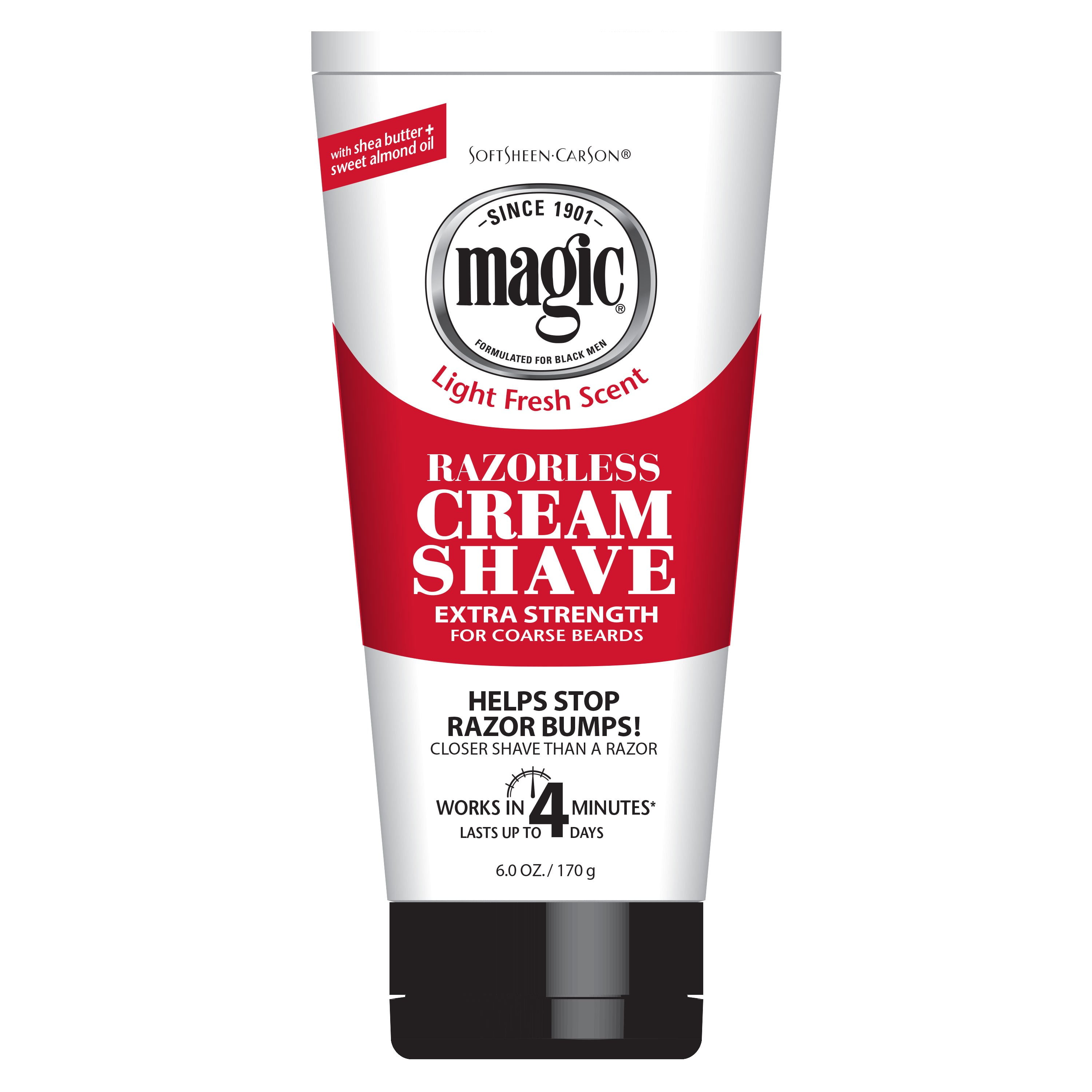 SoftSheen-Carson Magic - Razorless Cream Shave Extra Strength Shaving Cream 6 oz * BEAUTY TALK LA *