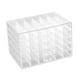 thumbnail image 2 of Caja de almacenamiento para pendientes, anillos y collares, de acrílico, para guardar joyas, extraíble transparente, 2 of 7