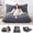 Dark Grey, variant on VIREO 3 in 1 Bean Bag Chair Giant Bean Bag Chairs Convertible Bean Bag Floor Cushion with Machine Washable Cover, Beanbag Chairs for Adult (Dark grey)