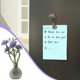 thumbnail image 3 of Mini jarrón de vidrio con flores artificiales moradas, decoración magnética para la nevera de cocina, baño, dormitorio y arte de pared en casa, 3 of 7