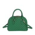 thumbnail image 1 of LHSHID Fashion Shell Shoulder Bag Striped Pu Leather Handbags Crossbody Bags For Women Small Tote Top Handle Bag, 1 of 6
