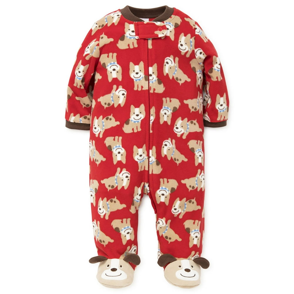 LTM Baby Doggie Blanket SleeperBoys Winter Footie Pajamas Puppy Feet