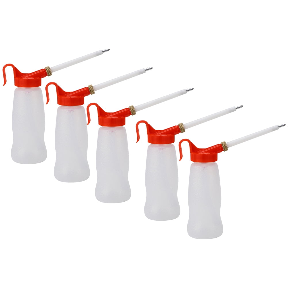 High Strength Plastic 5 Pcs Oil Bottle, Sewing Machine Oiler, Sewing