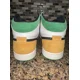thumbnail image 5 of N I-K-E A i r-Jor-dan 1 Mid SE Oakland Sneaker Mens Size 8 Used 852542-101 Green Gold, 5 of 6