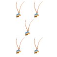 thumbnail image 1 of Jumpingount Collar de acero inoxidable de lujo asequible para hombres y mujeres collares para mujer collar para mujer mujer colgante Ruanda Type2 NO2, 1 of 6