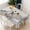 White-7, variant on Rectangular Tablecloth 60x84 Inch – Waterproof Polyester Printed Table Cover, Wrinkle Resistant, Washable for Kitchen & Dining, Marble Liquid Print