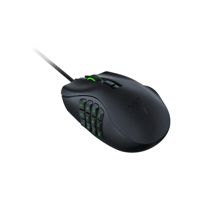 Razer Naga X Wired MMO Gaming Mouse: 18K DPI Optical Sensor - 2nd-gen Razer  Optical Switch - Chroma RGB Lighting - 16 Programmable Buttons - 85g -  Classic Black