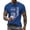 #01 Blue, variant on America 250 Years T Shirts for Men Patriotic Star American Flag Print Crew Neck Short Sleeve Shirts Big and Tall Regular Fit Soft Home Wear Tops, Army Green, #01 Army Green