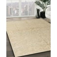 thumbnail image 2 of Ahgly Company Indoor Round Abstract Brown Solid Area Rugs, 5' Round, 2 of 6