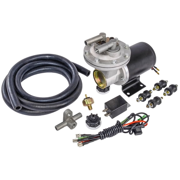 JEGS Electric Vacuum Pump Kit [18 in. to 22 in. Hg]
