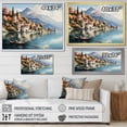 thumbnail image 4 of Designart "The Beauty of Lake Como in Italy" Landscapes Floater Framed Wall Decor, 4 of 7