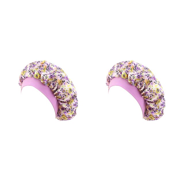 Guardurnaity Adolescentes Niños Bebé Seda Envoltura para el cabello Impreso Elasticidad Moda Suavidad Sombrero Cubierta para la cabeza Gorros para Type2 NO2