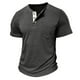 thumbnail image 3 of Tops para hombre, blusas y camisas de manga corta y cuello redondo para hombre, color liso, cálidos y ajustados, cuello semialto, manga larga, base deportiva y fitness, top de poliéster para hombre., 3 of 5