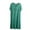 #203-Green, variant on Women's Fashion V-Neck Short Sleeve Nightgown with Lace Trim Soft Modal Cotton Polyester Blend Comfortable Home Wear Robe