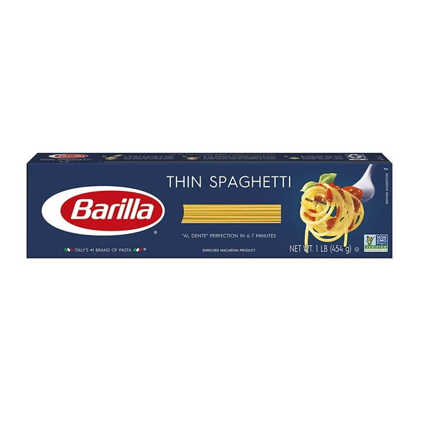 Barilla Pasta Thin Spaghetti 16 Oz Walmart Com Barilla Pasta Thin Spaghetti 16 Oz Walmart Com