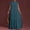 02-Blue, variant on Women's Mock Neck Ruffle Cap Sleeve Maxi Dress, Tiered Hem Loose Solid Color Long Dress, Casual Flowy Floor Length Dress for Daily Vacation Wear 05-Khaki S